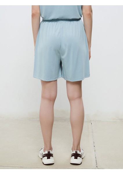 Yeni Sezon Beli Lastikli Modal Karışımlı Kadın Şort fırsatları