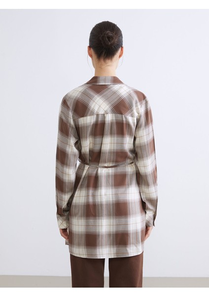 Yeni Sezon Ekose Kadın Gömlek Tunik fırsatları