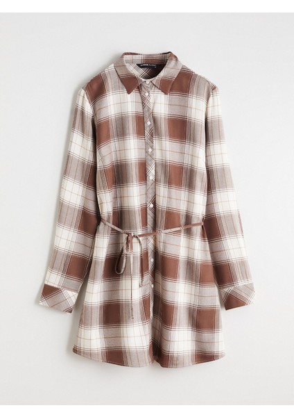 Yeni Sezon Ekose Kadın Gömlek Tunik indirimleri