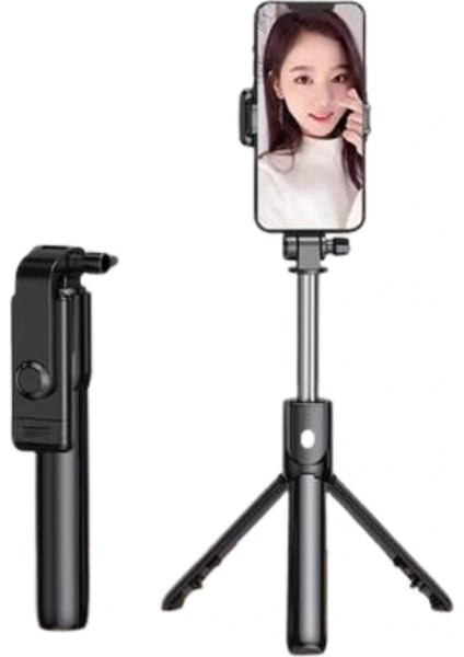 Selfie Çubuğu Tripod Bluetooth Kumandalı Selfie Çubuğu Telefon Tutucu modelleri
