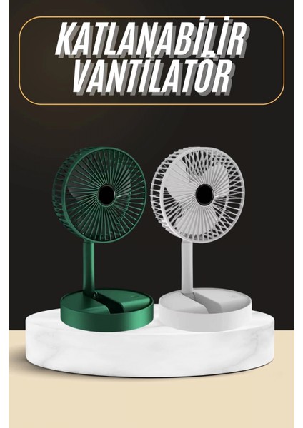 Katlanabilir USB Şarjlı Masaüstü Soğutucu Mini Fan Telefon Tutucu