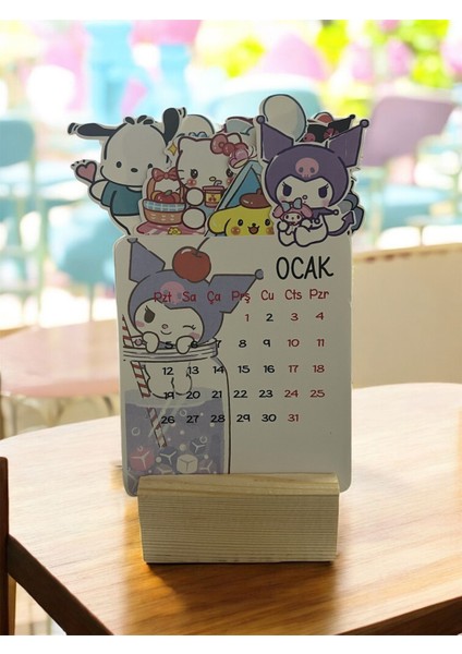 Ahşap Ayaklı 2026 Sanrio Yeniyıl Takvimi