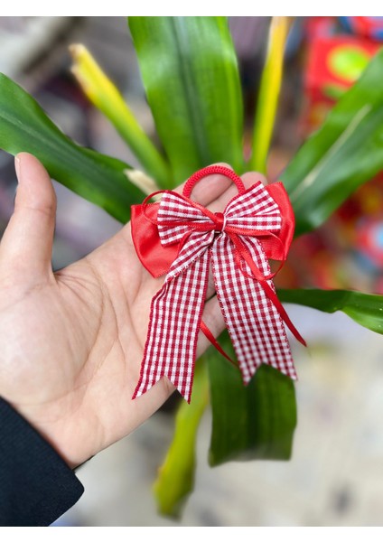 Kurdela Kırmızı Bağlama Tokası 2\'li