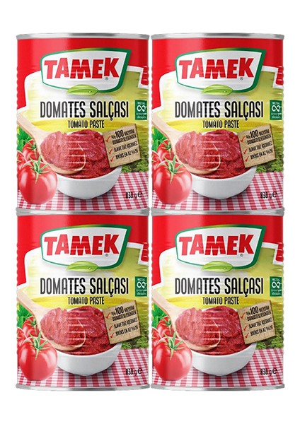 Domates Salçası, 830 gr 4 Adet