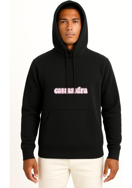 Kapüşonlu Cassandra Yabancı Dizisi Göğüs Baskılı Unisex Sweatshirt