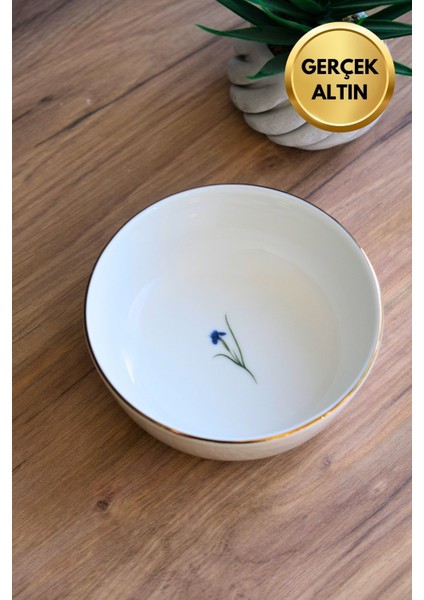 Porselen Natura Iris Altın Yaldızlı Kase 13,50X4CM 460CC Tekli fiyatları