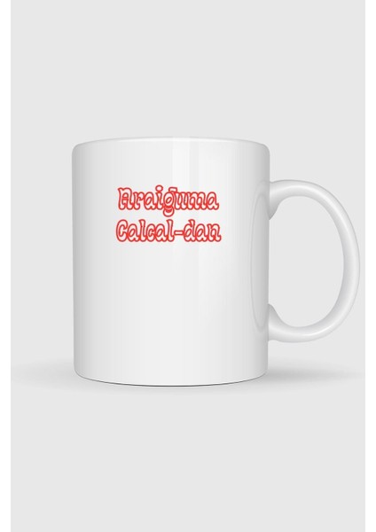 Araiguma Calcal‑dan Anime Baskılı Kupa Bardak