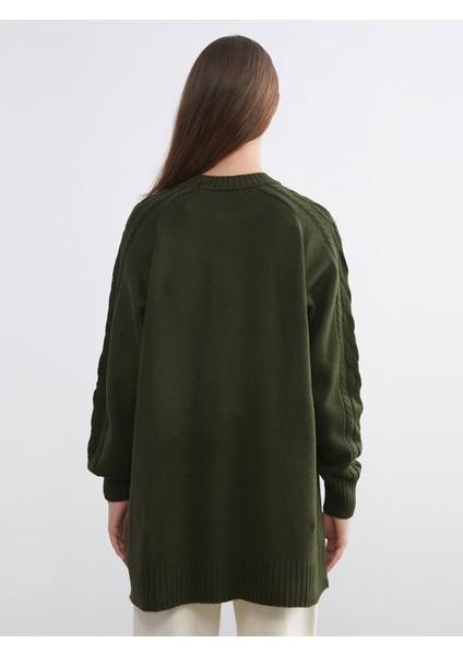 Yeni Sezon Bisiklet Yaka Kadın Triko Tunik fırsatları