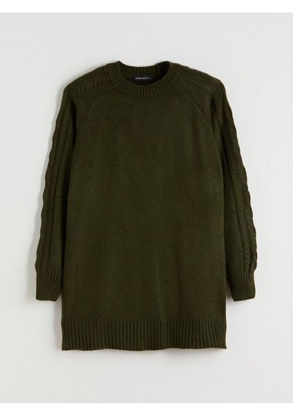 Yeni Sezon Bisiklet Yaka Kadın Triko Tunik indirimleri