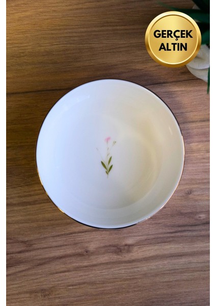 Porselen Natura Çuha Altın Yaldızlı Kase 13,50X4CM 460CC Tekli