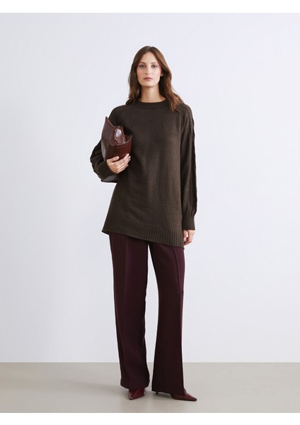 Yeni Sezon Bisiklet Yaka Kadın Triko Tunik fiyatları