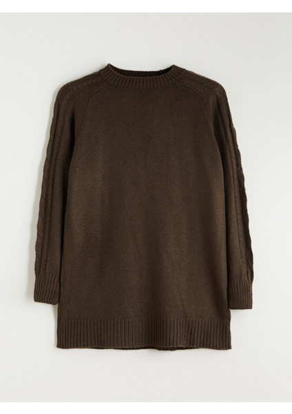 Yeni Sezon Bisiklet Yaka Kadın Triko Tunik indirimleri