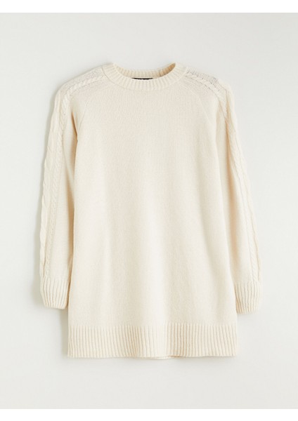 Yeni Sezon Bisiklet Yaka Kadın Triko Tunik indirimleri