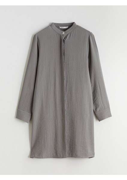 Yeni Sezon Hakim Yaka Dokulu Kadın Gömlek Tunik modelleri