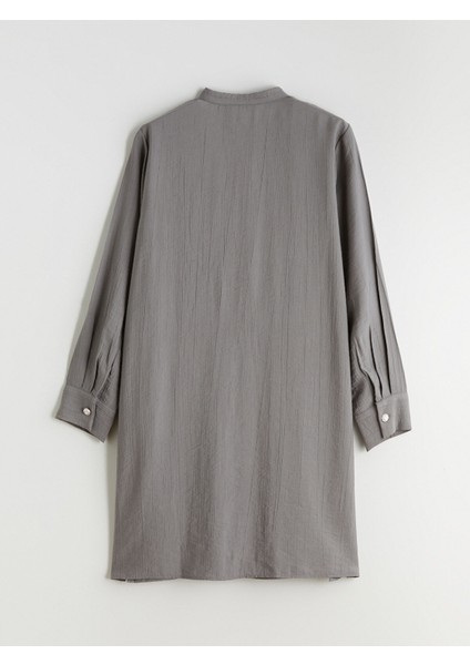 Yeni Sezon Hakim Yaka Dokulu Kadın Gömlek Tunik fırsatları