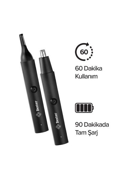 2in1 Paket Sakal Çizim Tıraş Makinesi ve Burun Kulak Tüy Alma Makinesi modelleri