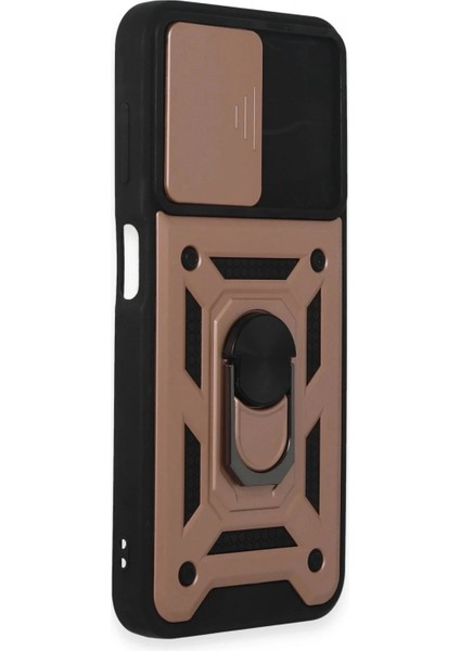 Samsung Galaxy A14 4g Kılıf Pars Lens Yüzüklü Silikon - Rose Gold modelleri