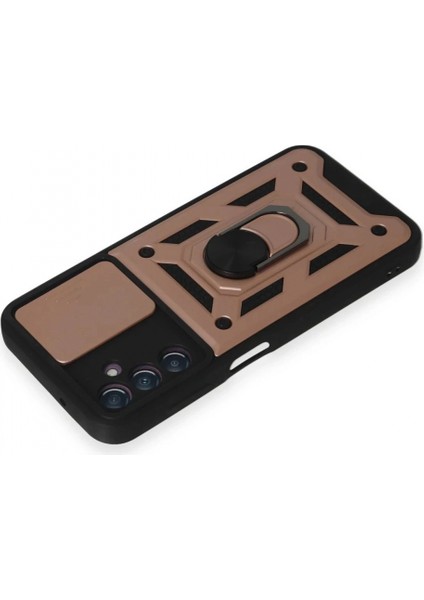 Samsung Galaxy A14 4g Kılıf Pars Lens Yüzüklü Silikon - Rose Gold fırsatları