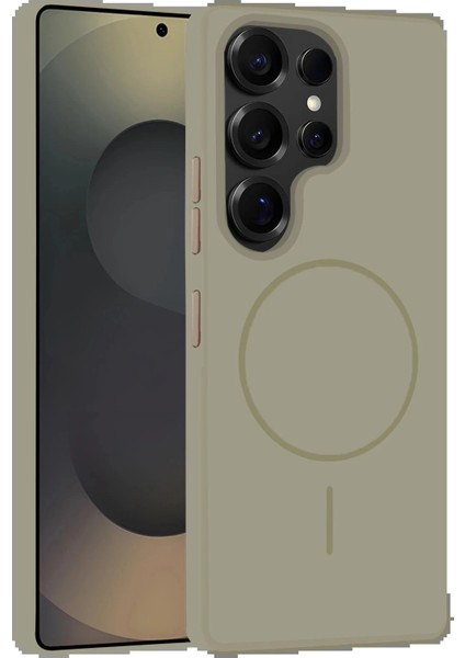 Samsung Galaxy S25 Ultra Kılıf Jully Magsafe Kapak - Çöl Titanyum
