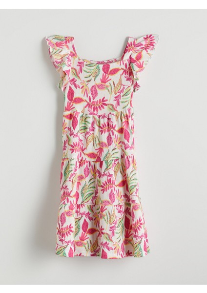 Yeni Sezon Kare Yaka Ekose Kız Çocuk Elbise indirimleri