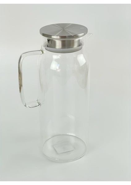 1500 ml Borosilikat Cam Su Sürahisi - Metal Kapaklı ve Isıya Dayanıklı modelleri