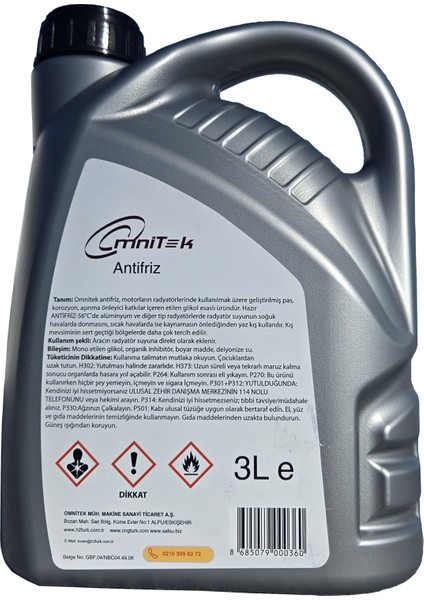 Super Coolant Extra -56 Antifriz fiyatları