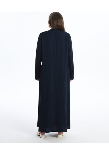 Yeni Sezon Bisiklet Yaka Düz Uzun Kollu Elbise fırsatları