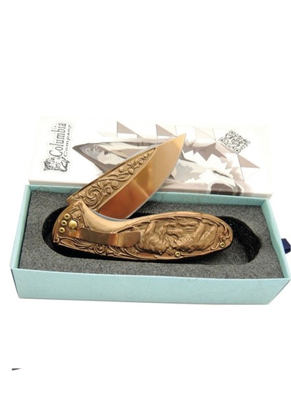 Kişiye Özel Isimli Columbia Araç Baskılı Ayılı Çakı FX-2510-B 20 cm Kutulu Paslanmaz Cep Çakı fiyatları