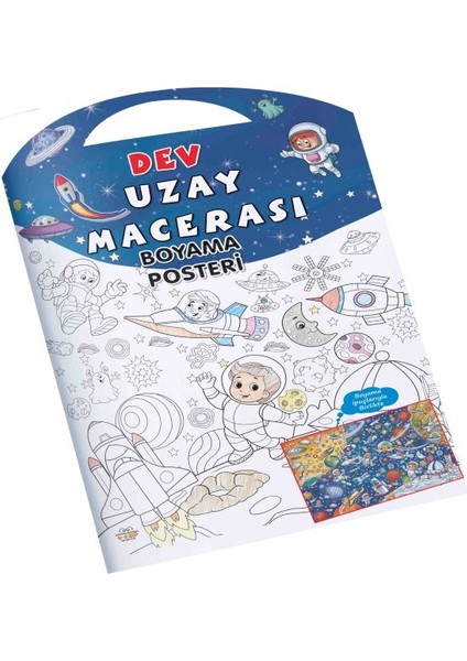 Uzay Macerası Dev Boyama Posteri