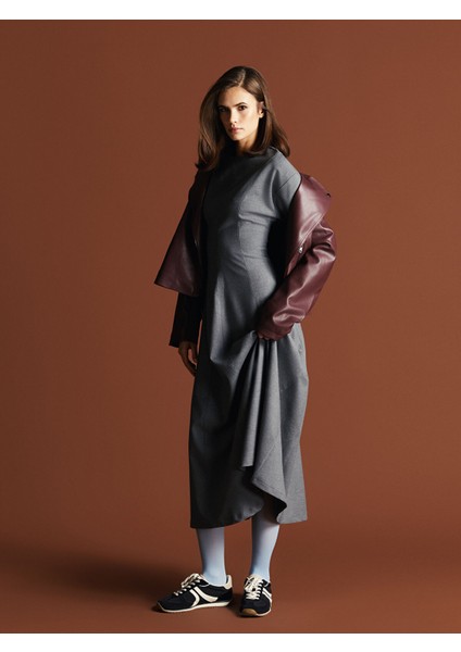 Yeni Sezon Bisiklet Yaka Elbise