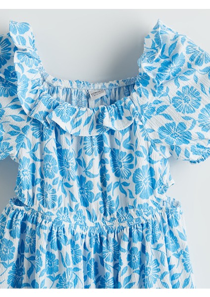 Yeni Sezon Çiçekli Kız Çocuk Elbise modelleri