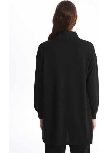 Yeni Sezon Dik Yaka Desenli Oversize Kadın Tunik fırsatları