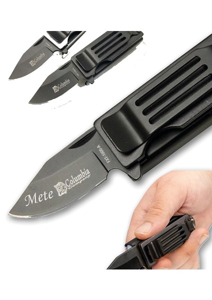 Kişiye Özel Isimli Columbia Isim Baskılı Çakmak Çakı FXT-1000-A 11 cm Paslanmaz Cep Çakı