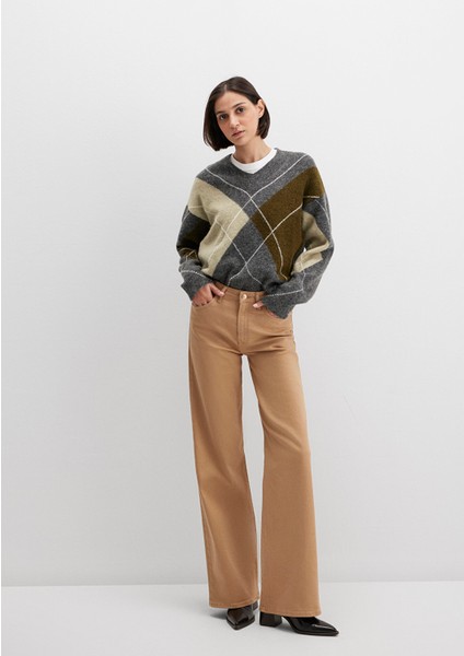 Malibu Bej Gabardin Pantolon 1010152-91198