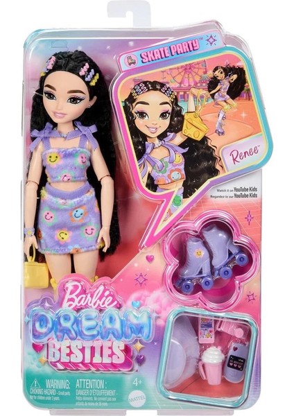 Bfs JFX99 Rene - Barbie Dream Besties Paten Partisi Rene Bebek ve Aksesuarları