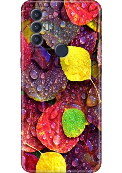 Tcl 30 Se Kılıf Desenli Silikon Renkli Tpu Uv Sonbahar