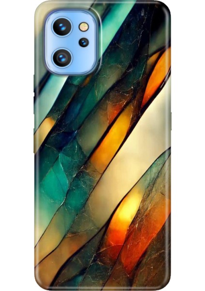 Reeder S19 Max Pro Kılıf Desenli Temalı Baskılı Silikon Kapak Flora Mermer