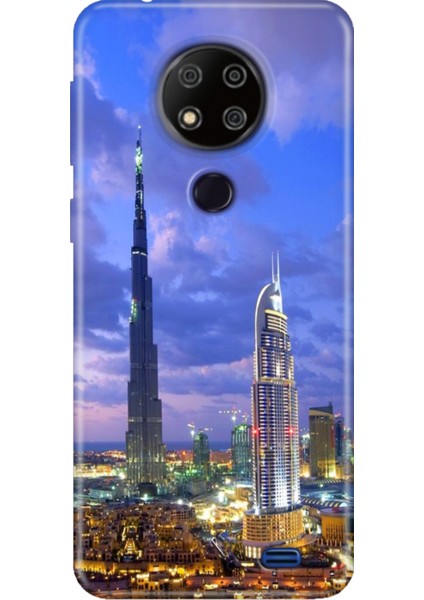 Reeder P13 Blue Max 2020 Kılıf Desenli Kapak Silikon Cover Dubai