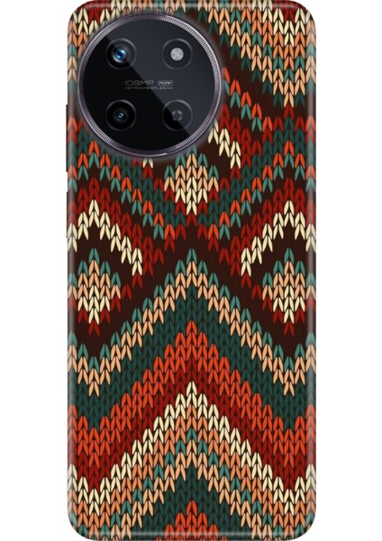 Realme 11 4g Kılıf Renkli Trendy Kapak Silikon Zikzak
