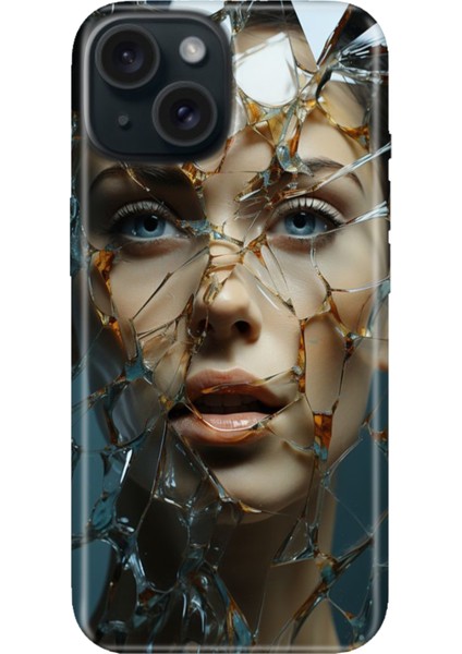 iPhone 13 - 14 Kılıf Desenli Kapak Renkli Tpu Uv Cam Kırığı