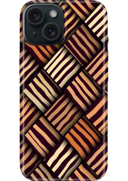 iPhone 15 Uyumlu Kılıf Desenli Kapak Renkli Tpu Uv Leo