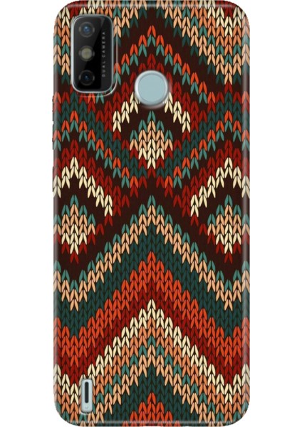 Tecno Spark 6 Go Kılıf Desenli Kapak Renkli Ermer Zikzak