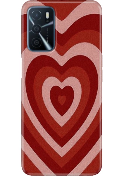 Oppo A16 Kılıf (CPH2269) Uyumlu Silikon Tasarım Stok Mat Kalp