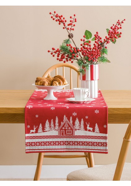 Yeni Sezon Yılbaşı Temalı Runner 45X120 cm