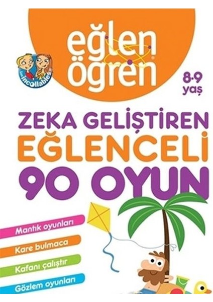 Eğlen Öğren 8-9 Yaş - Zeka Geliştiren Eğlenceli 90 Oyun