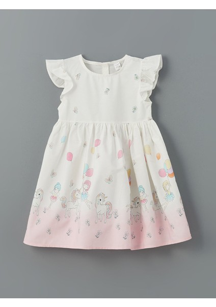 Yeni Sezon Bisiklet Yaka Poplin Kız Çocuk Elbise fiyatları