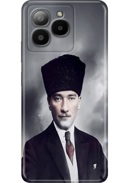 Omix X7 Kılıf Silikon Tasarım Stok Atatürk