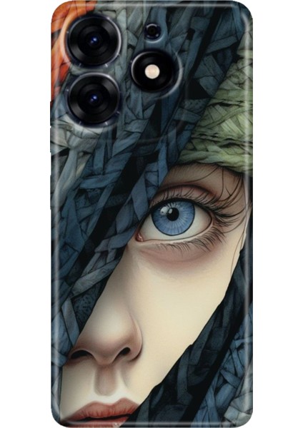 Tecno Spark 10 Pro Kılıf Renkli Temalı Tarz Silikon Siluet