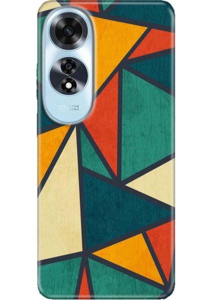 Oppo A60 Kılıf (CPH2631) Uyumlu Silikon Desenli Kalıplı Ermer Wall