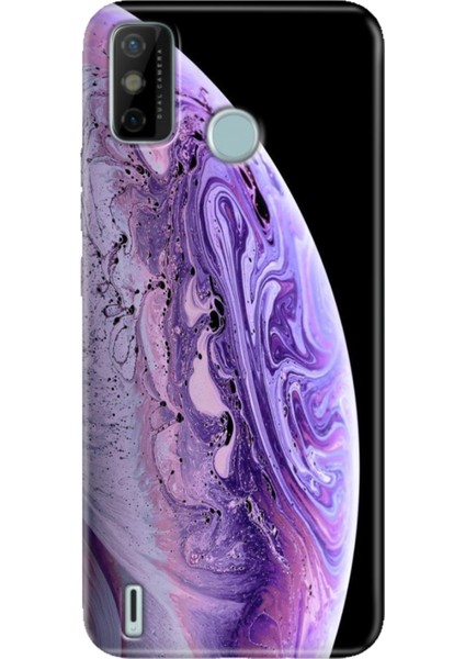 Tecno Spark 6 Go Kılıf Desenli Kapak Renkli Ermer World